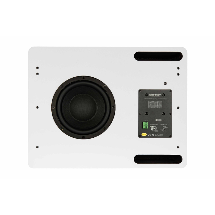80W passive bass reflex subwoofer for 100V and 8 ohm sound systems