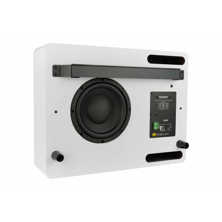 Caisson de basses passif blanc de 120W