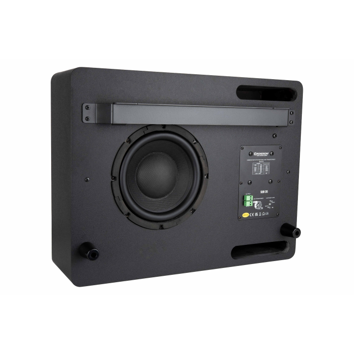 caisson subwoofer passif noir