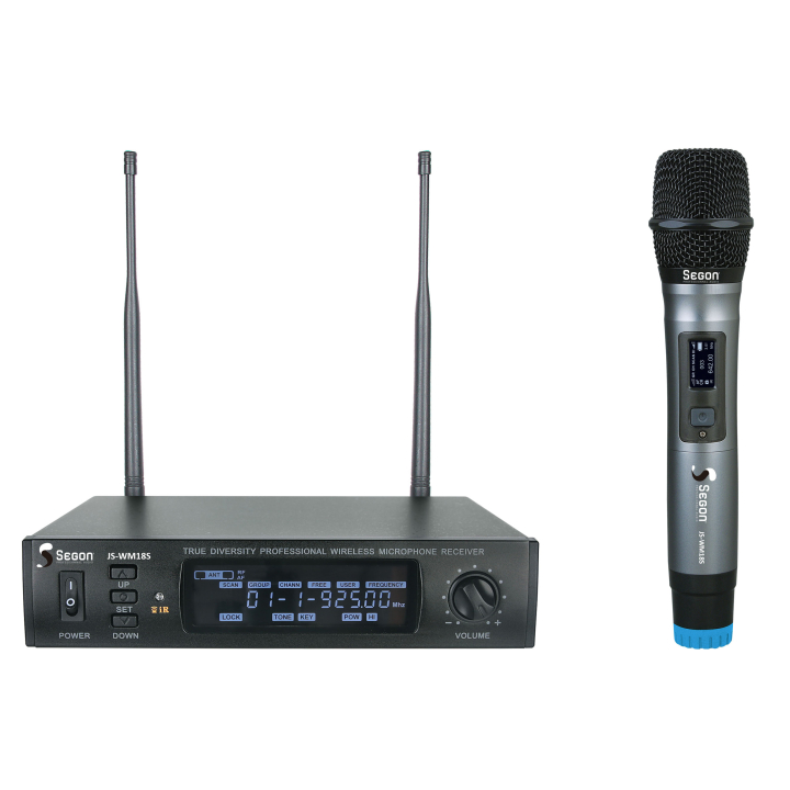 Ensemble Micro Main UHF True Diversity 240 Canaux - JS-WM18S