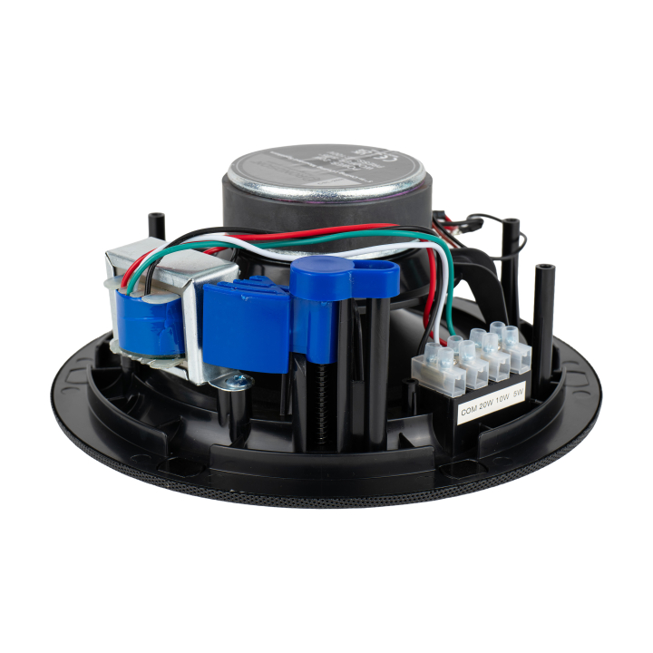 CSL-20N Haut-parleur plafond encastrable - Connectique vue de profil
