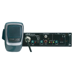 Module lecteur de message d'évacuation incendie avec micro pompier pat