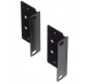 Equerres 2 U fixation rack 19" série AM
