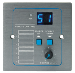 Piastra di selezione della sorgente compatibile con la matrice audio digitale T-8000