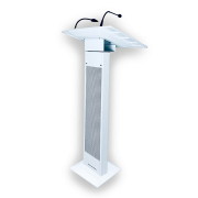 Active column desk with MP3 player/recorder