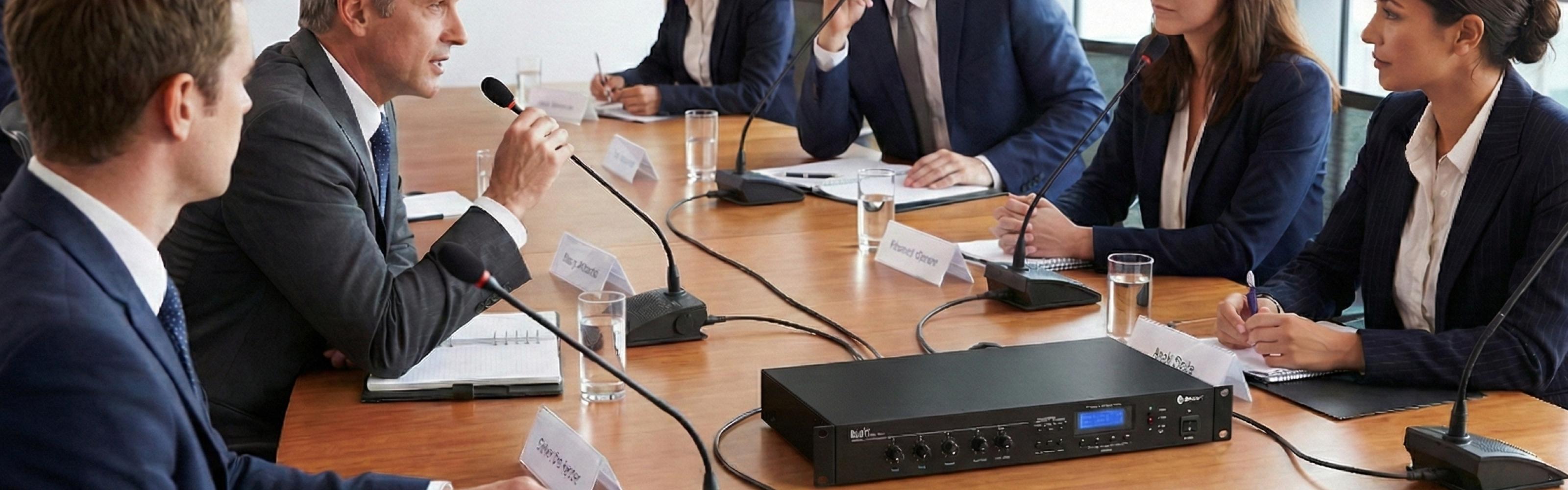 Utilizzo del sistema per conferenze wireless BE-10CONF Rondson