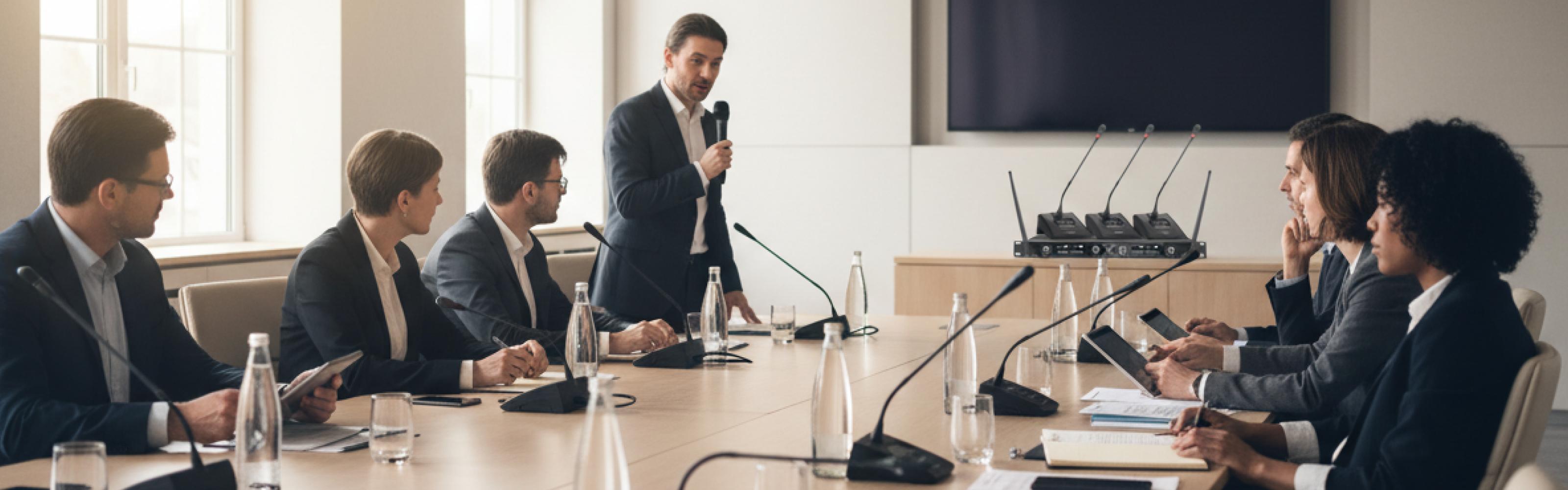 Utilizzo del sistema per conferenze wireless BE-20CONF Rondson