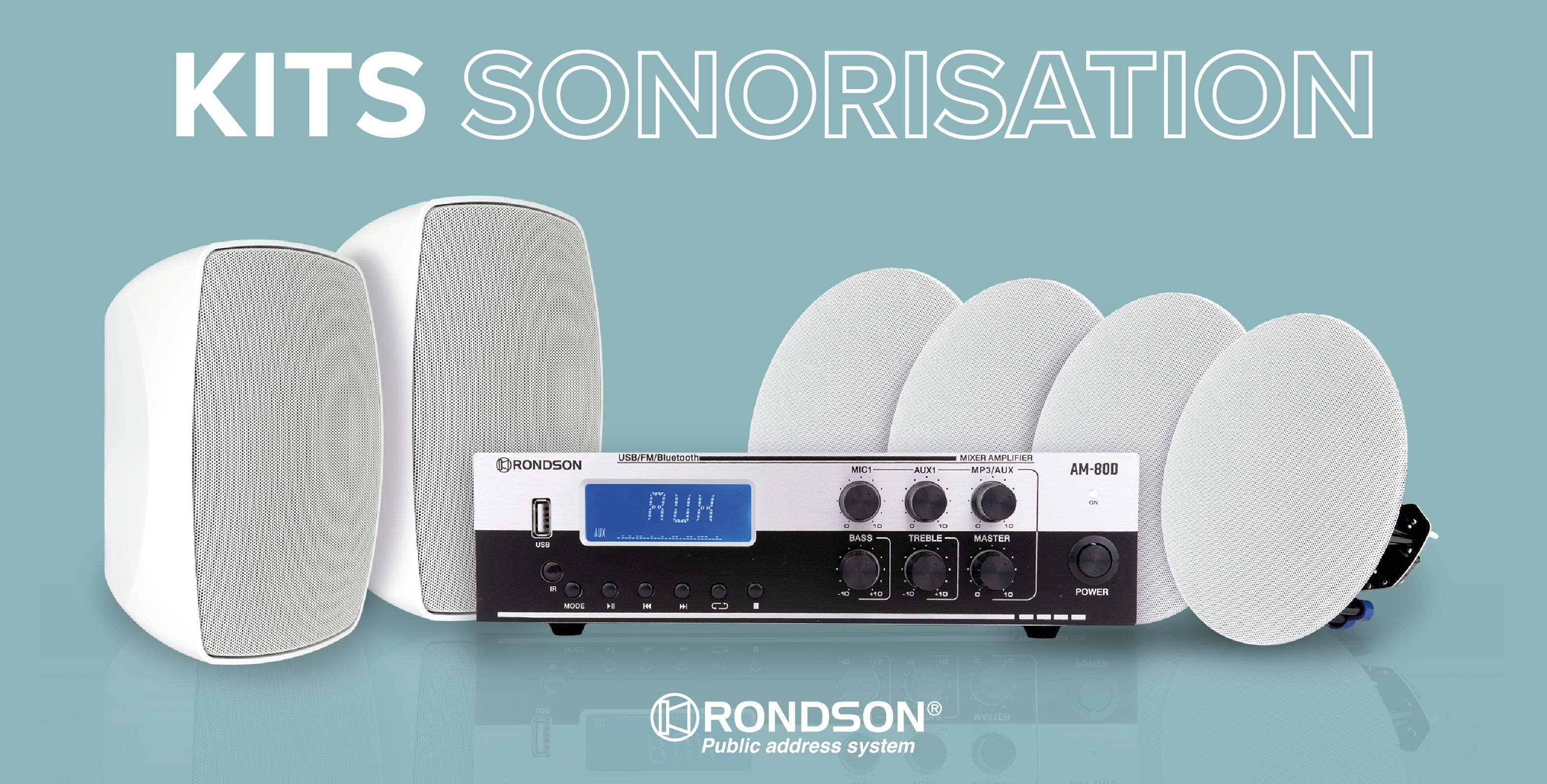 Pack de sonorisation professionnel : découvrez les nouveaux kits complets Rondson