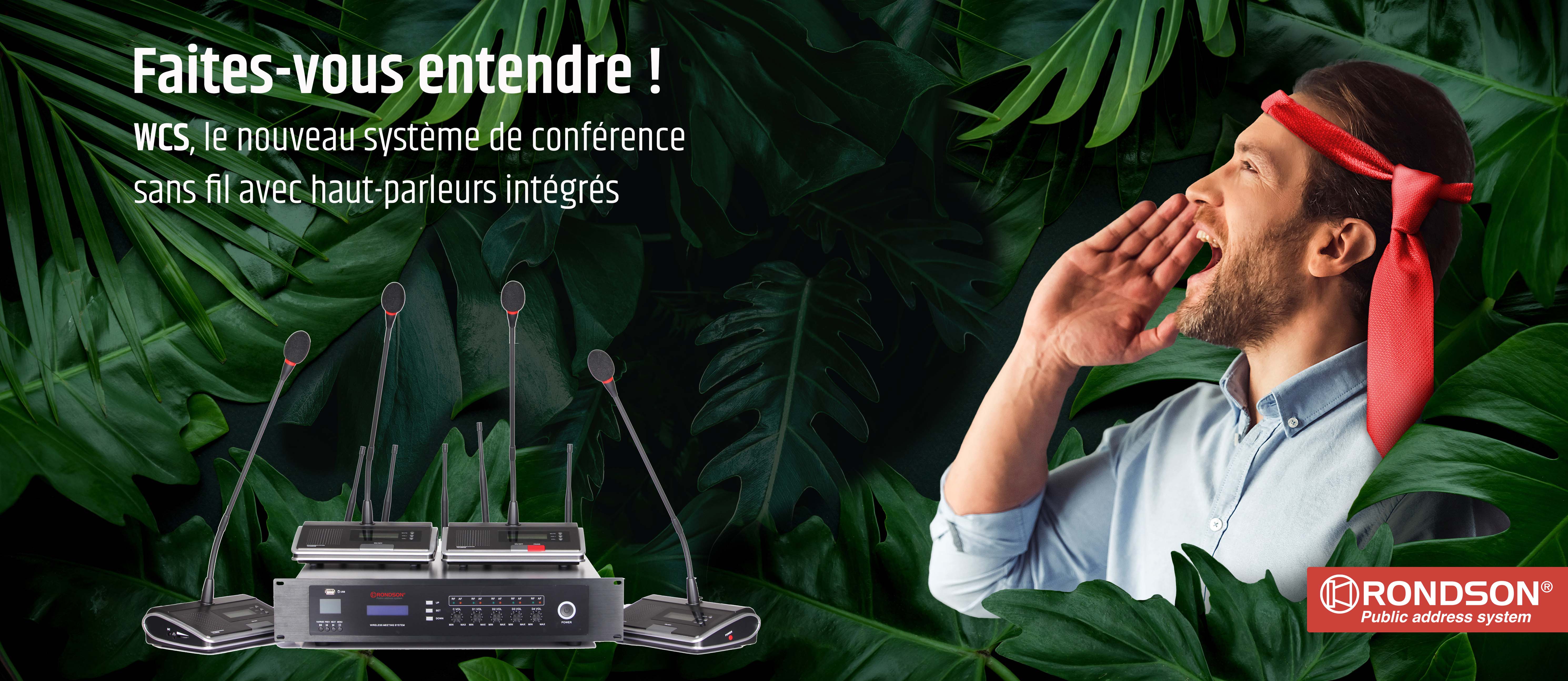 NOUVEAU SYSTÈME DE CONFÉRENCE SANS FIL WCS