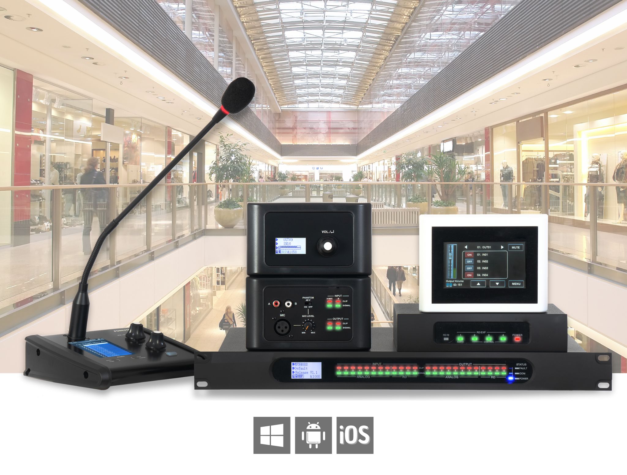 Nouveau système matriciel audio 8 / 8 !